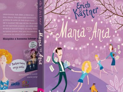 "Mania czy Ania" Ericha Kastnera została wydana przez wydawnictwo Jung-Off-Ska wraz z audiobookiem (fot. mat. prasowe)
