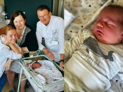 Dziewczynka to pierwszy w historii Zabrze, tak duży noworodek (fot. archiwum zdjęć FB Szpital Miejski Zabrze)