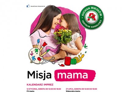 "Misja Mama" to cykl spotkań dla mam i ich dzieci, podczas których spotkają się ze specjalistami i wezmą udział w ciekawych warsztatach (fot. mat. organizatora)