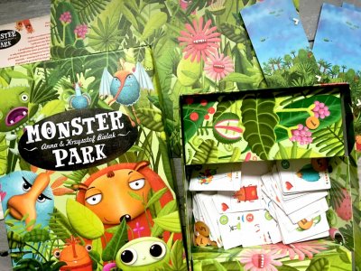 „Monster Park” to kolorowa propozycja od wydawnictwa Granna (fot. Ewelina Zielińska/SilesiaDzieci.pl)