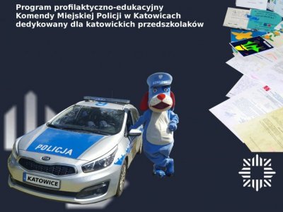W ubiegłym roku policjanci odwiedzili blisko 80 przedszkoli (fot. Komenda Miejska Policji w Katowicach)
