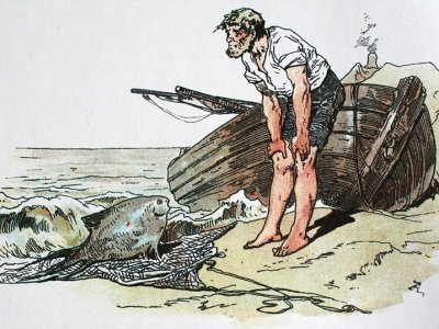 „O rybaku i rybce... w torebce” - to tytuł jednej z eko-bajek, którą można znaleźć na stronie katowice.eu/miasto (fot. mat. organizatora)