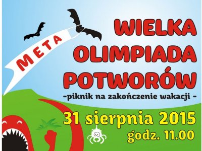 Olimpiada Potworów to impreza kończąca biblioteczne "Literackie lato grozy na wesoło" (fot. mat. organizatora)