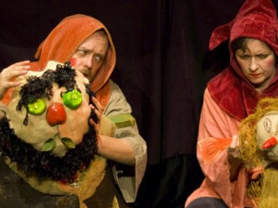 „Opowieści Wagantów” to próba odtworzenia średniowiecznego spektaklu lalkowego (fot. mat. organizatora)