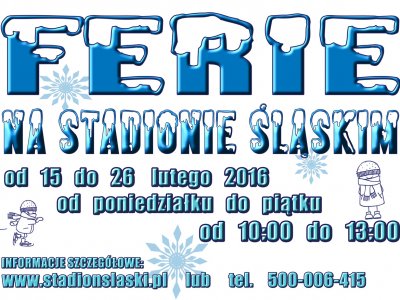 Ferie na Stadionie Śląskim to mnóstwo bezpłatnych atrakcji dla dzieci w różnym wieku (fot. mat. organizatora)