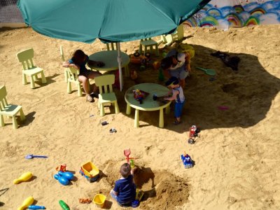 Na chorzowskiej plaży czekać będzie na dzieci wiele atrakcji (fot. mat. prasowe)