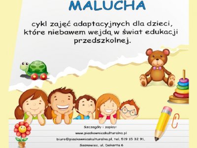 "PrzedPrzedszkole Malucha" to cykl zajęć adaptacyjnych organizowany przez Piaskownicę Kulturalną (fot. mat. organizatora)