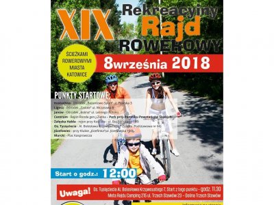 19. Rekreacyjny Rajd Rowerowy odbędzie się 8 września w Katowicach (fot. mat. organizatora)