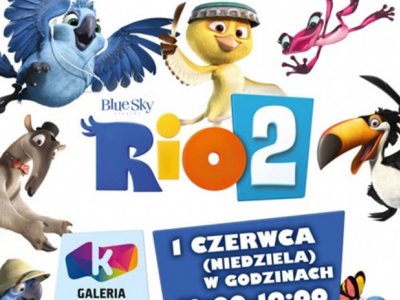 Zabawa z bohaterami "Rio 2" to coś, co dzieciakom może się spodobać (fot. materiały organizatora)