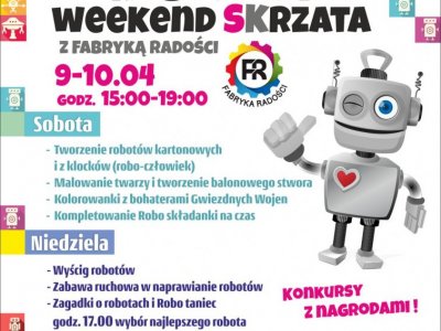 Robotowy weekend SKrzata połączony będzie z akcją charytatywną (fot. mat. organizatora)