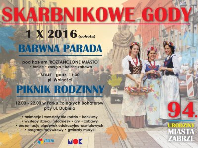 Skarbnikowe Gody to impreza zorganizowana z okazji 94 urodzin miasta Zabrze (fot. mat. organizatora)