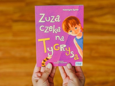 "Zuza czeka na Tygrysa" to propozycja dla dzieci, które chcą zacząć samodzielnie czytać książki (fot. Ewelina Zielińska)