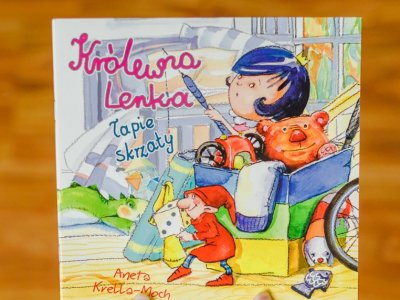 "Królewna Lenka łapie skrzaty" to jedna z serii książek o królewnie, która spodoba się przedszkolakom (fot. Ewelina Zielińska)