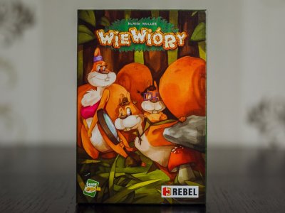 "Wiewióry" to ciekawa gra rodzinna od wydawnictwa REBEL (fot. Ewelina Zielińska)