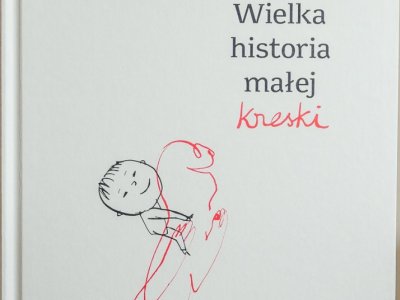 "Wielka historia małej kreski" to książka od wydawnictwa Zakamarki (fot. Ewelina Zielińska)