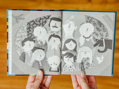 Bohaterami książki są członkowie wielodzietnej rodziny (fot. Ewelina Zielińska)