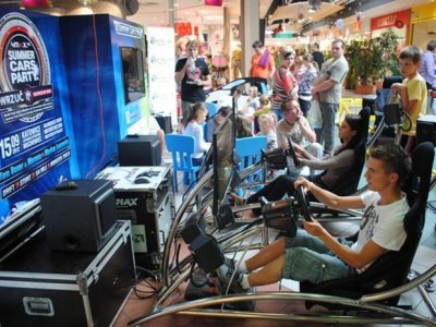 Profesjonalny symulator rajdowy WRC stanie w weekend w CH Auchan (fot. materiały organizatora)