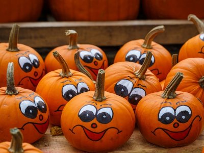 Dzieci na warsztatach stworzą m.in. halloweenowe dynie (fot. mat. pixabay)