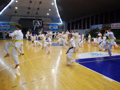 Całe rodziny mogą wziąć udział w zajęciach Sosnowieckiego Klubu Karate (fot. mat. organizatora)